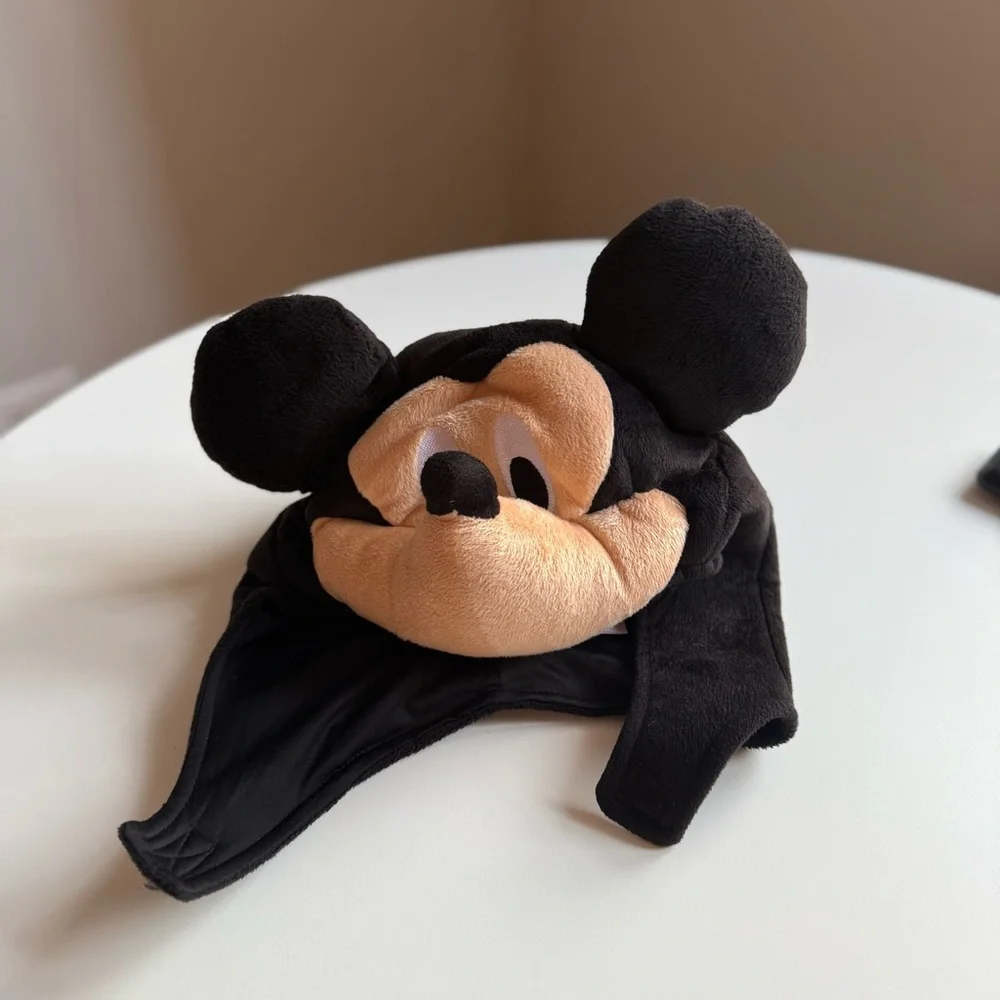 Disney Black and Tan Plush Character Hat Headwear 3T-4T Costume